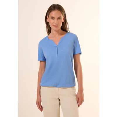 Abbildung von Cecil LOOK Tshirt basic, Damen, Größe: XL, Blau