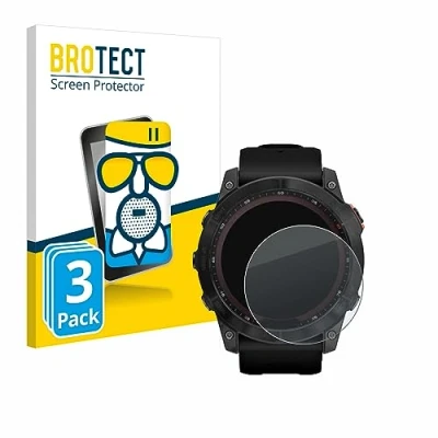 Abbildung von BROTECT Entspiegelungs Schutzglas für Garmin Fenix 7X (51 mm) (3 Stück) Schutz Folie Panzerfolie Glas Matt [Extrem Kratzfest 9H, Anti Reflex]