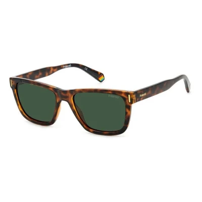 Abbildung von Polaroid Unisex Sonnenbrille, Größe: 54, Havana