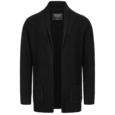 Abbildung von Indicode Jeans Anaheim Strickjacke, Herren, Größe: Small, Black