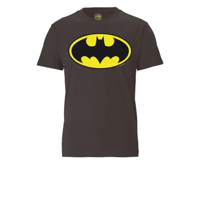 Abbildung von Logoshirt Batman LOGO Tshirt print, Damen, Größe: XL, Grau