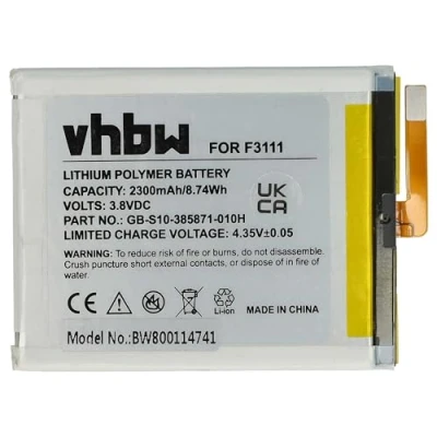 Abbildung von vhbw Akku kompatibel mit Sony Xperia XA, F3116, F3115, F3113, XA LTE, F3111, F3112 Handy Smartphone Telefon (2300 mAh, 3,8 V, Li Polymer)