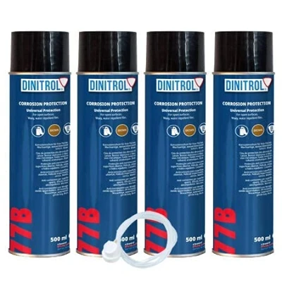 Abbildung von Dinitrol 77B Hohlraumwachs (Hellbraun), 500 ml x 4 + Ext