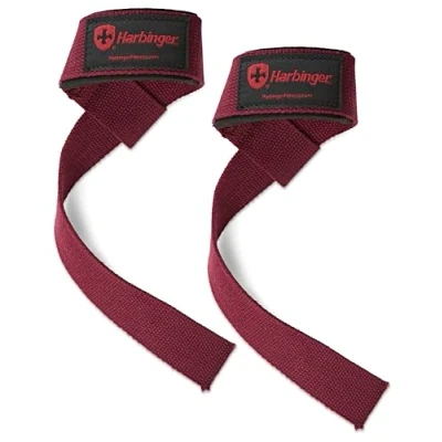 Abbildung von Harbinger Gepolsterte Baumwoll Hebegurte 21,5&quot;, Unisex, Merlot