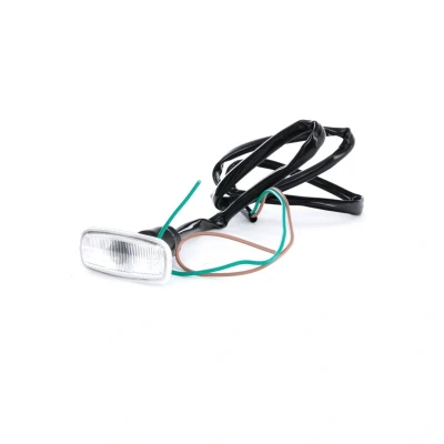 Abbildung von TYC 18 5231 05 2 Blinker weiß, transparent beidseitig, seitlicher Einbau mit Lampenträger AUDI: A4 B5 Limousine, Allroad C5, TT Coupe