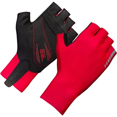 Abbildung von GripGrab Unisex Erwachsene Aero TT Aerodynamische Profi Radsport Race Handschuhe Kurzfinger Sommer Rennrad Zeitfahren Fahrradhandschuhe, Rot, M