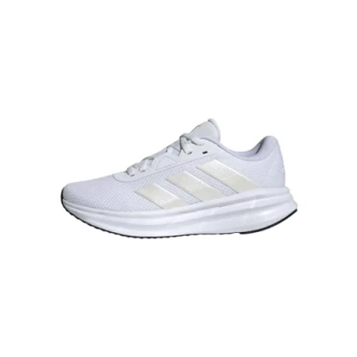 Abbildung von adidas Performance Galaxy Laufschuh Stabilität, Damen, Größe: 43 1/3, Cloud white metalic core black Schuhe