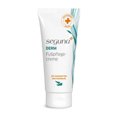 Abbildung von SEGUNA Derm Fußpflegecreme, 100ml, Fußcreme mit Urea, zur Pflege strapazierter Füße