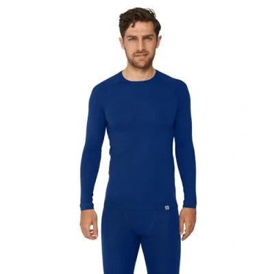 Abbildung von Danish Endurance Merino LONG Sleeve Shirt Unterhemd/shirt, Herren, Größe: Small, Navy