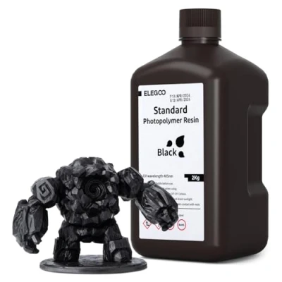 Abbildung von ELEGOO Resin 3D Drucker Schwarz 2000g, LCD 405nm UV Schnelle Aushärtung Standard Printer