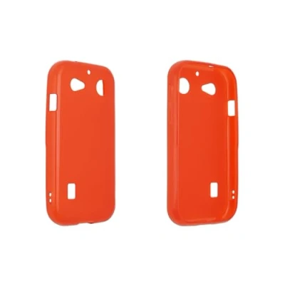 Abbildung von caseroxx Schutz Hülle TPU kompatibel mit Doro Leva L10 / L11, Gummi Handy Tasche rot