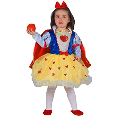 Abbildung von Ciao Unisex Kids Biancaneve Dolce Fiaba Costume Bambina (Taglia 4 5 anni) Kostüme, Giallo/Rosso/Blu, Jahre