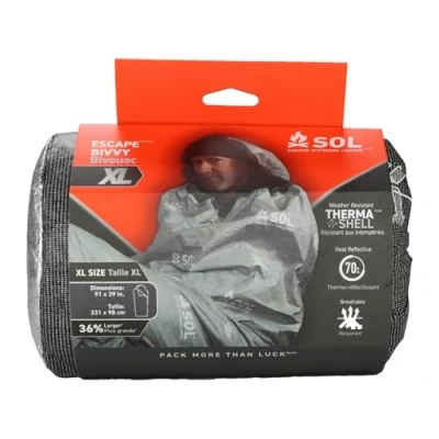 Abbildung von SOL Escape Bivvy XL mit Kapuze Orange