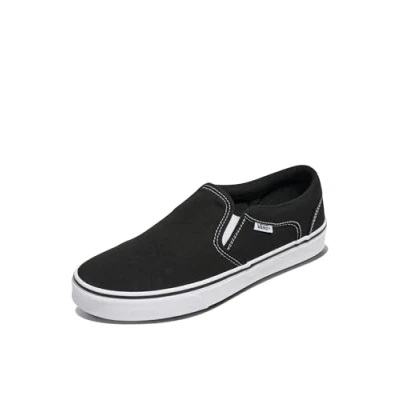 Abbildung von Vans Asher Unisex Sneaker, Canvas Black White, 38.5 EU