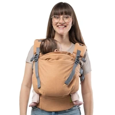 Abbildung von Boba X Babytrage ab Geburt bis Kleinkind Zertifizierte hüftfreundliche Baby Trage, Verstellbare Neugeborene Geburt, Carrier für kleine große Kinder (Organic Stone, 1 Count)
