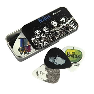 Abbildung von D&#039;Addario Beatles Gitarrenplektren The zum Sammeln Sgt. Pepper Collectible Tin/Picks