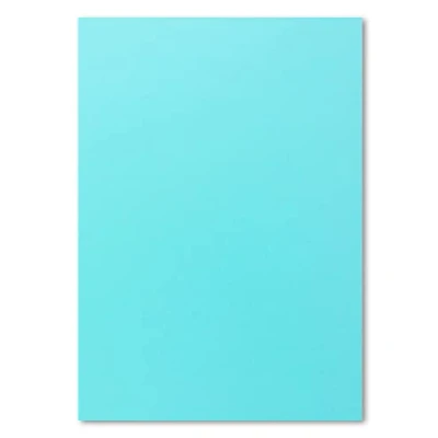 Abbildung von 100 DIN A4 Papierbogen Planobogen Türkis 160 g/m² 21 x 29,7 cm Bastelbogen Ton Papier Fotokarton Bastel Karton FarbenFroh