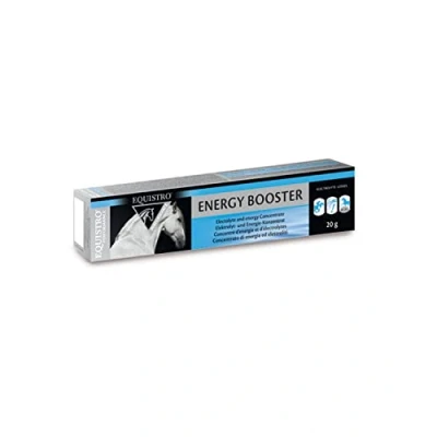 Abbildung von Equistro Vetoquinol Energy Booster 3er Pack 3 x 20 g Ergänzungsfuttermittel für Pferde Mit schnell verfügbarer Energie Kann zur verbesserten Regeneration beitragen
