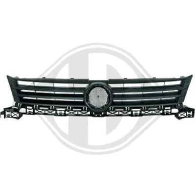 Abbildung von DIEDERICHS 2296640 Kühlergrill dunkelgrau VOLKSWAGEN: Caddy 3 Kombi, Kastenwagen