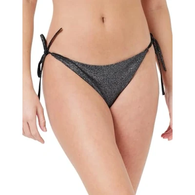 Abbildung von Calvin Klein Damen Bikinihose String Side Tie Sport, Schwarz (Pvh Black), XL