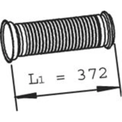 Abbildung von Wellrohr, Abgasanlage DINEX 22126