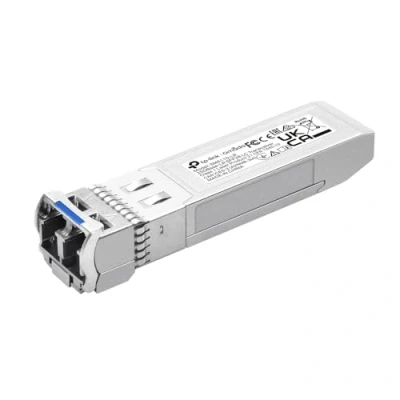 Abbildung von TP Link Omada 25G Base LR SFP28 LC Transceiver SFP+/SFP28 LC, Singlemode überträgt Daten bis zu 10 km bei 25,78 Gbit/s, DDM kompatibel und Hot Plug fähig, geringer Stromverbrauch