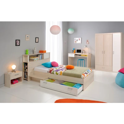 Abbildung von Parisot Jugendzimmer Set &quot;Charly&quot;, (Set, 6 St., Schrank, Bett, Regal, Nachttisch, Schreibtisch)