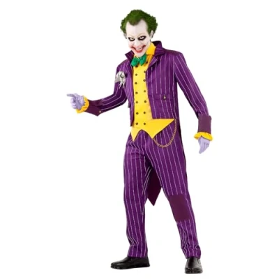 Abbildung von Metamorph Kostüm Arkham City Joker Kostüm, im Look des Batman Computerspiels