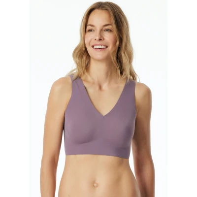 Abbildung von Schiesser MIT PADS Invisible SOFT Bustier, Damen, Größe: 40, Malve