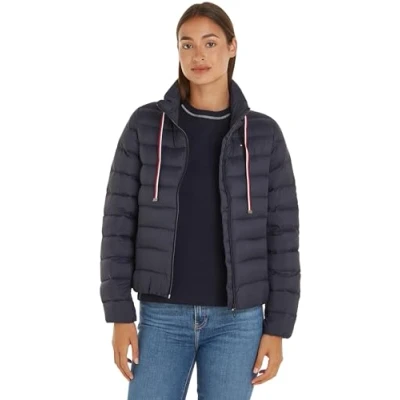 Abbildung von Tommy Hilfiger Packable Jacket Daunenjacke, Damen, Größe: XL, Desert sky