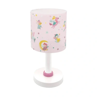 Abbildung von Dalber Kinder Tischlampe Nachttischlampe Fairy Dreams Rosa Feen
