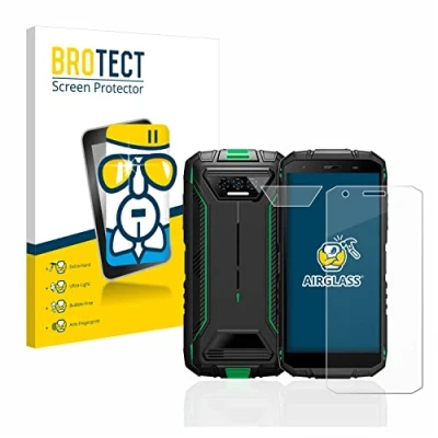 Abbildung von BROTECT Schutzglas für Doogee S41 Pro (Display+Kamera) Schutzfolie Panzer Folie Glas [Extrem Kratzfest 9H, Anti Fingerprint, Ultra Transparent]