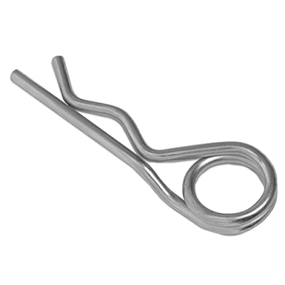 Abbildung von HEAVYTOOL Federstecker 2mm x 65mm doppelt (10 Stück) Federvorstecker Federsplinte Federsplint Federstift