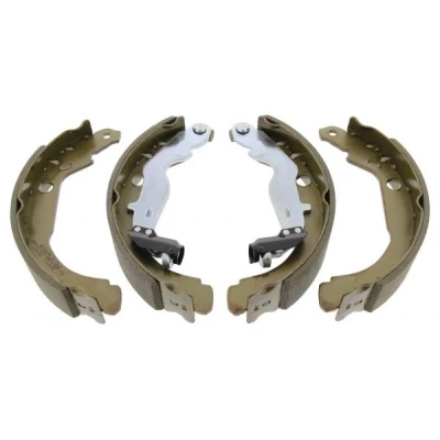 Abbildung von MAPCO 8582 Bremsbacken Hinterachse 228 42 mit Hebel DACIA: Duster SUV, II, RENAULT: