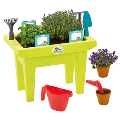 Abbildung von Ecoiffier Toys 4290 Der garnierte Übertopf Ab 18 Monaten Französischer Ursprung garantiert, Green