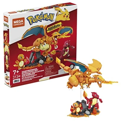 Abbildung von Mega Construx POKÉMON Charmander Evolution SET Spielzeug für Kinder, Größe: One Size, Multicolor