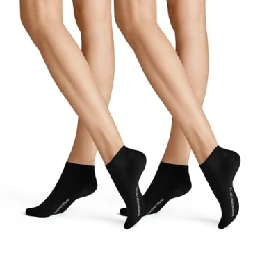 Abbildung von Hudson Damen Sneaker Socken Only 2 Pack hautfreundlich Black 0005 39/42