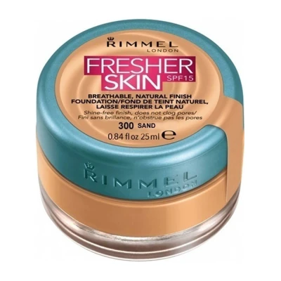 Abbildung von Rimmel Fresher Skin Foundation SPF 15 300 Sand 25 ml