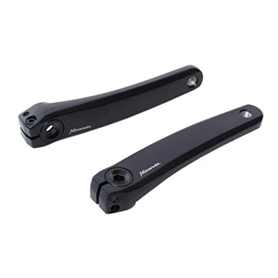 Abbildung von Miranda Cranks (Pair) Suitable for 155mm. Black E Bike Kurbel (Paar) passend für Shimano E800 System. 155 mm. schwarz, Einheitsgröße