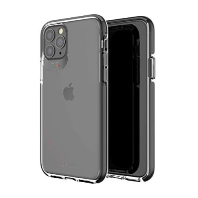 Abbildung von Apple iPhone 11 Pro Hülle Kunststoff Gear4 Hard Case/Backcover Handyhülle Schwarz Shockproof/Stoßfest
