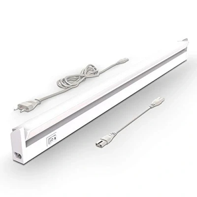 Abbildung von B.K.Licht LED Unterbauleuchte Küchenleiste Weiß 450lm 2700 4000K Schwenkbar BKL1212, fest integriert, Extra Warmweiß, Neutralweiß, Schrankleuchte Schranklampe 55,7 x 6,1 2,4 cm 8W