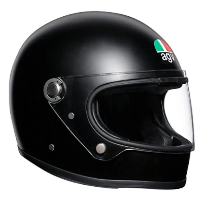 Abbildung von AGV X3000 ECE 22 05 Solid Motorrad Integralhelm Legends, Vintage Retro, Matt Schwarz, XS