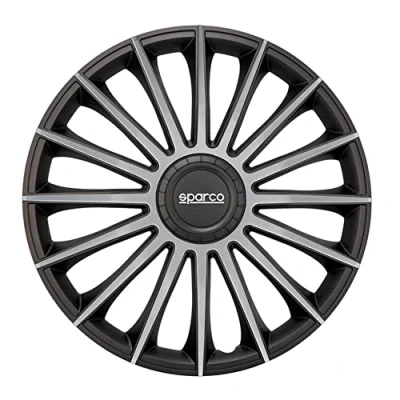 Abbildung von SPARCO Treviso SPC1393BKSV Radblenden 13Zoll schwarz/silber