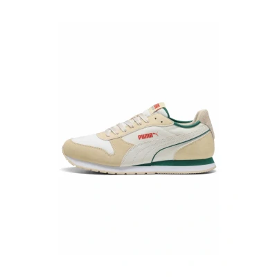 Abbildung von Puma Sneaker low, Größe: 38, Warm white canvas wild green Kunststoff