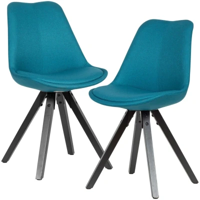 Abbildung von 2er Set Esszimmerstuhl Blau