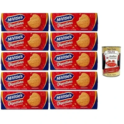 Abbildung von Mc Vitie&#039;s Digestive The Original Weizenkekse 10x 400gr + Italian Gourmet polpa 400g