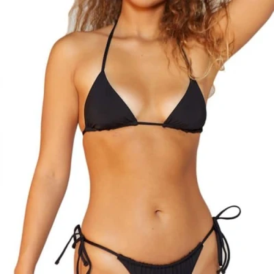 Abbildung von W Itsy Biitsy Tri Bikini Top ,Newprint Or Black/Wht ,XS