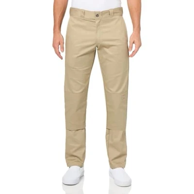 Abbildung von Dickies Herren Doppelknie arbeitshose, Enge Gerade Passform Hose, Desert Sand, 38W / 32L EU