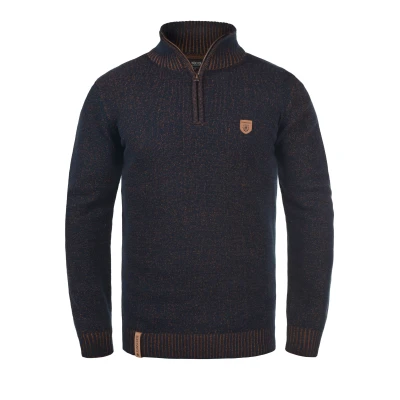 Abbildung von Indicode Jeans Idnathen Strickpullover, Herren, Größe: Large, Navy