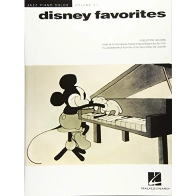 Abbildung von Disney Favorites: Jazz Piano Solos Series Volume 51: Noten, Sammelband für Klavier (Jazz Solos, 51, Band 51)